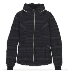 Lululemon Run Hustle Jacket In Multi Poncho Stripe Black Rare Running 6